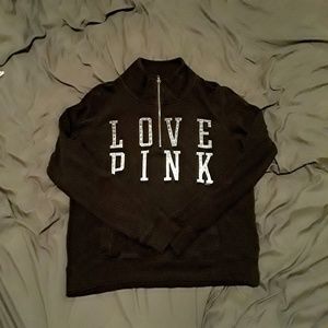 PINK VS QUARTER ZIP JACKET